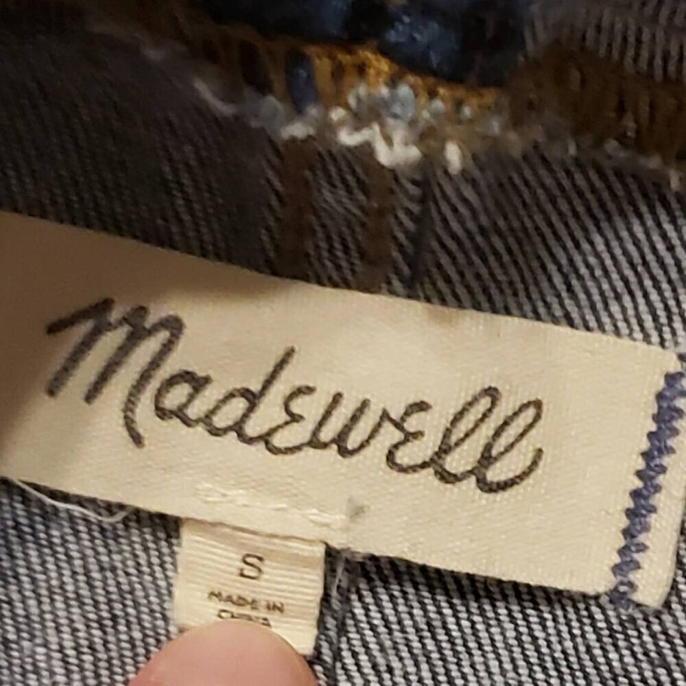 Madewell Bibs Size Small Size Zip - Picture 4 of 6
